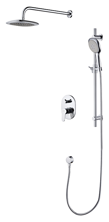 Душевой комплект D&K Rhein Marx DA1395601 встраиваемый, хром