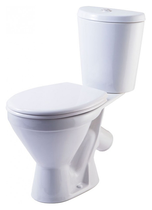 Унитаз-компакт ROSA Элегант с сиденьем, белый