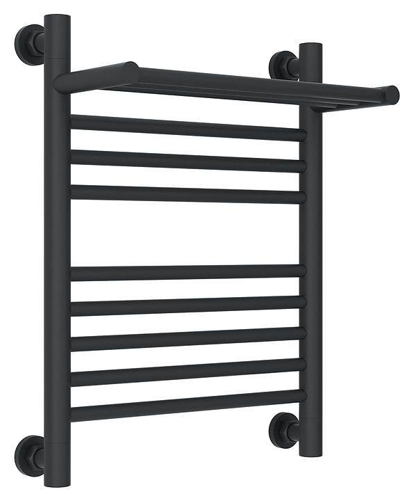 Полотенцесушитель водяной Сунержа Богема с полкой+ 50x40 см темный титан муар