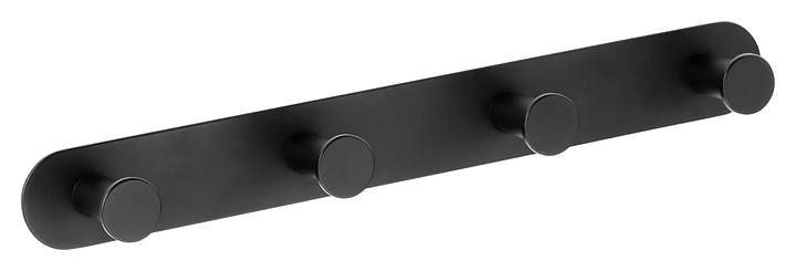 Вешалка Bemeta Easy 163106390 с 4 крючками, черный