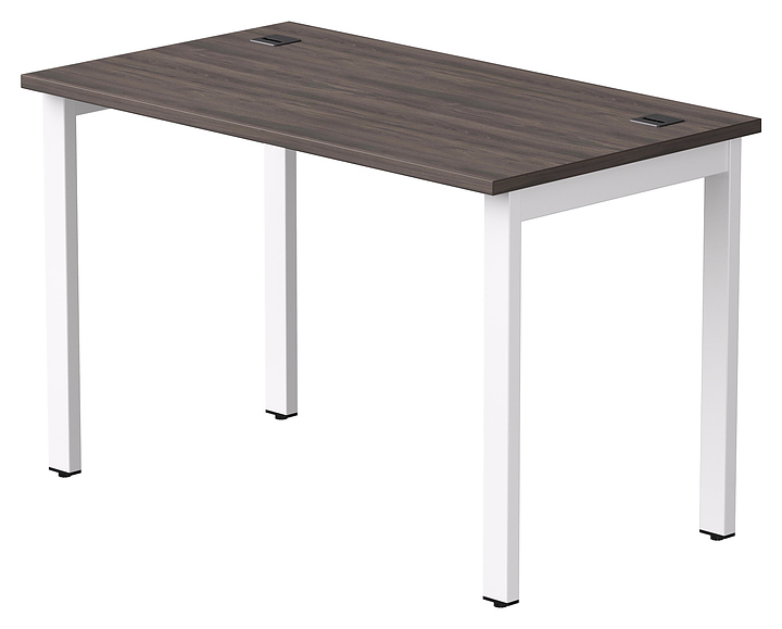 Стол офисный Everprof EVO 1180х670х755 мм (ЛДСП / металл) дуб пасадена / белый