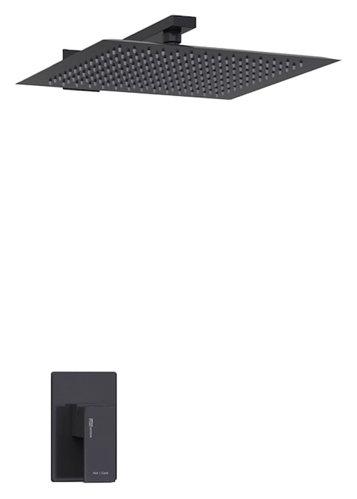 Комплект душевой встраиваемый Wasserkraft A20219 черный soft-touch