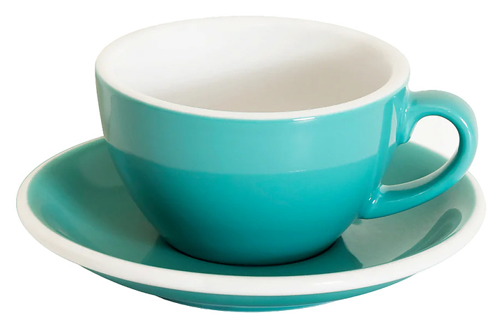Кофейная пара Loveramics Egg Cappuccino C088-31BTE/C088-32BTE 200 мл, бирюзовый (teal)