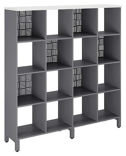 Стеллажная система КОБОР SQ-4X4 graphite/premium