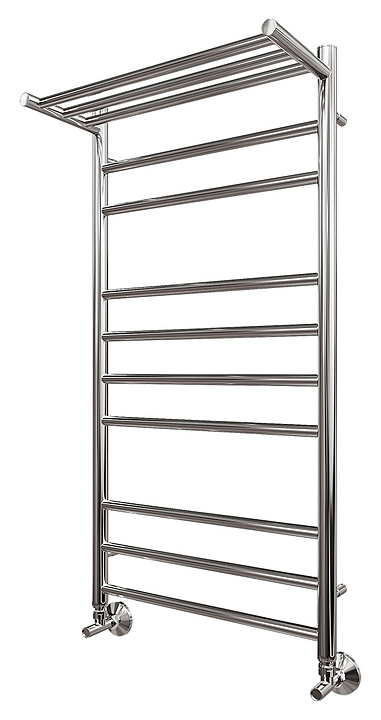 Полотенцесушитель водяной Point Аврора PN10150P П9 500x1000 с полкой, хром