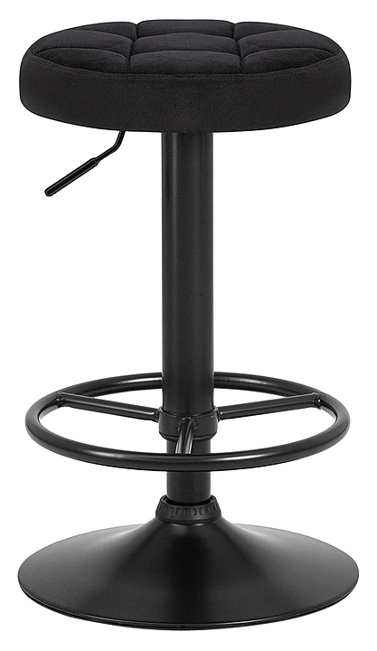 Табурет барный DOBRIN 5008-LM-N BRUNO BLACK (черный велюр) 2 шт.