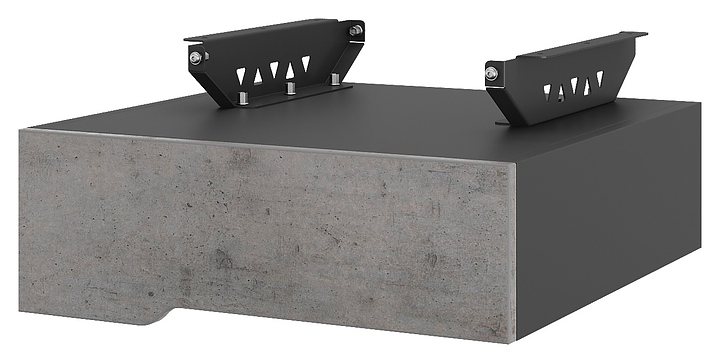 Тумба подвесная КОБОР T-1 black/chicago