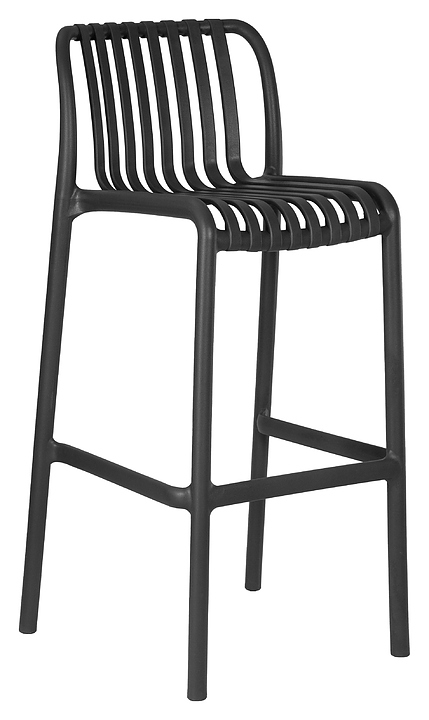 Стул барный DOBRIN 777PP-LMZL CHLOE BAR (темно-серый)