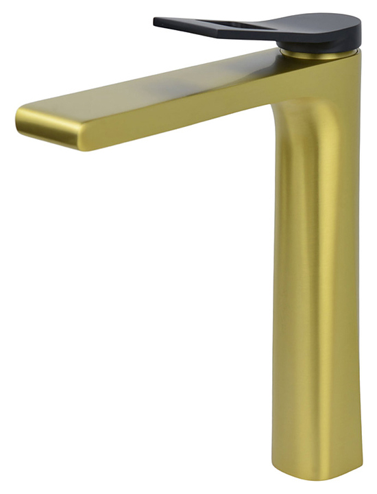 Смеситель для раковины Bronze de Luxe Element EL21GB золото матовое, черный