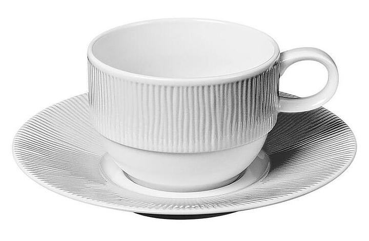 Кофейная пара Noble Neo Silk 99601 115 мл белый