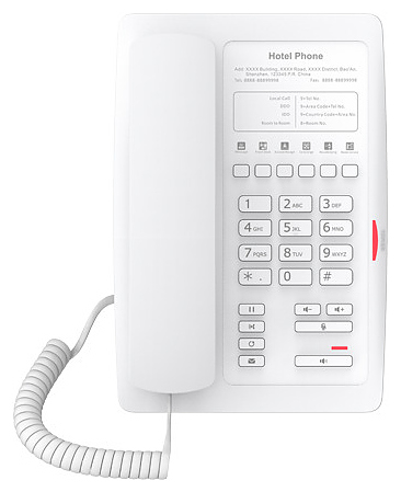 IP-телефон отельный Fanvil H3 белый