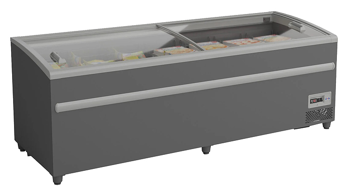 Ларь-бонета морозильная Levin ALPINA 250 НТ/СТ (RAL 7016) с делителями и решетками