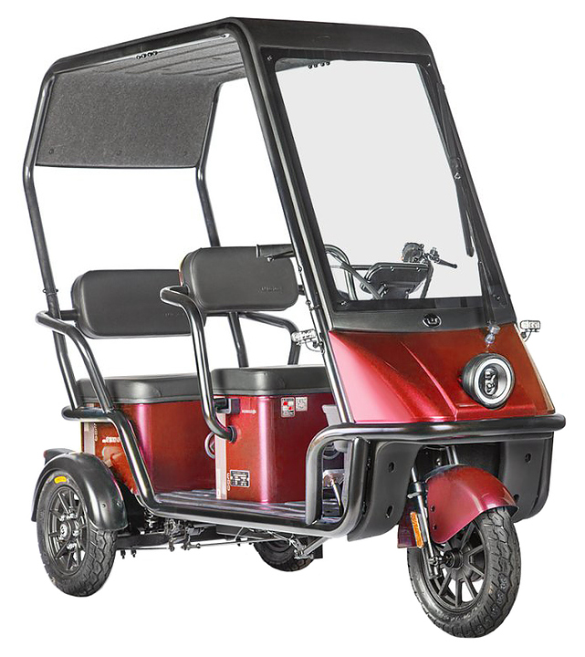 Трицикл WANSHIDA NIPLA 500 черно-красный