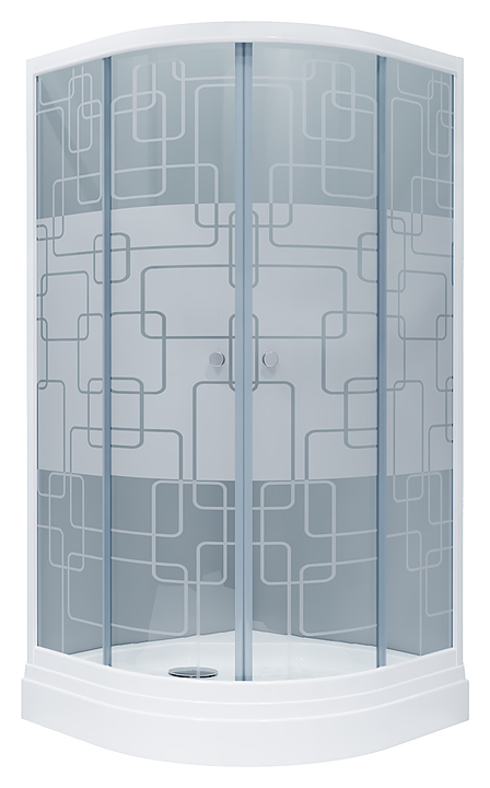 Уголок душевой Triton Квадраты 100х100 А