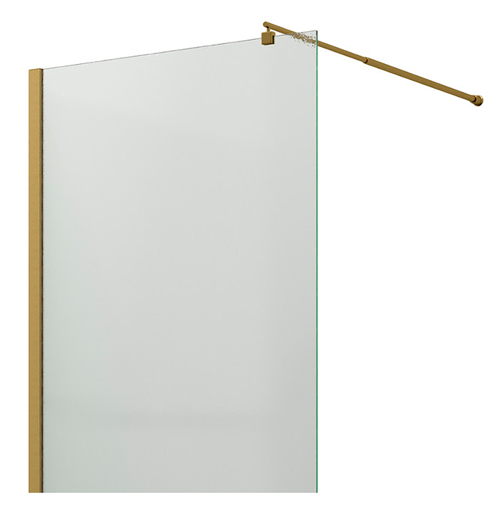 Душевое ограждение Wasserkraft Rur 30W39BG-TXG 2000х900 мм матовое золото