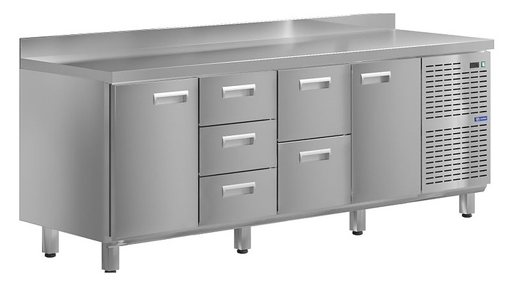 Стол холодильный KAYMAN КСХ-1321/60 (2 двери, 5 ящиков)
