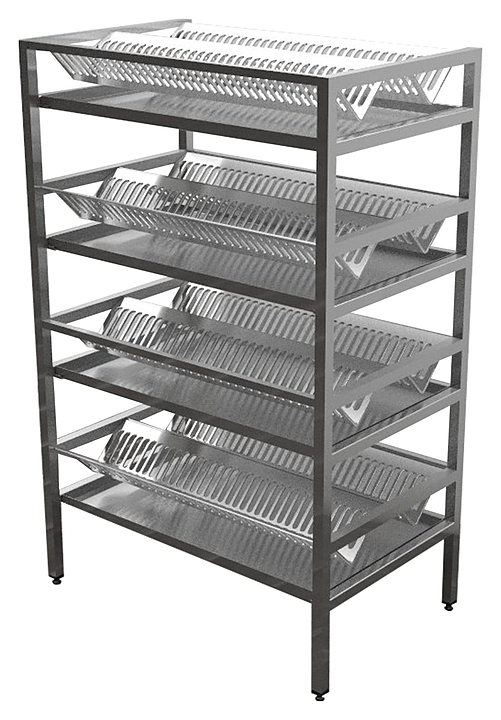 Стеллаж для тарелок Gastrolux СТС-096/4К