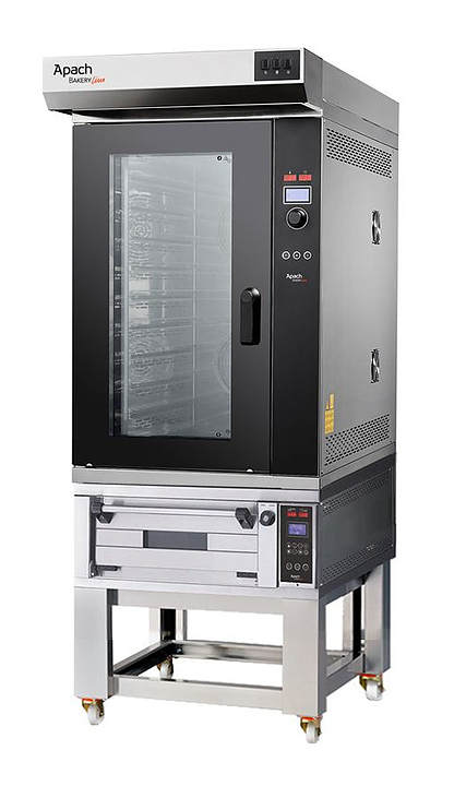 Печь конвекционная Apach BAKERY LINE K10TL DP+E218PA (с подом на подставке с направляющими)