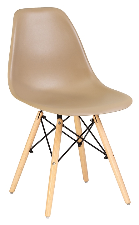 Стул обеденный DOBRIN 638PP-LMZL DSW (бежевый, светлый бук)