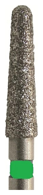 Бор алмазный Jota SL850G.FG.018, зеленый, 25 шт., конус с закругленным концом