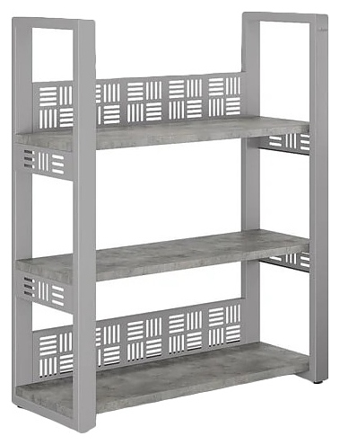 Стеллаж открытый КОБОР SО3-120/36 aluminum/chicago