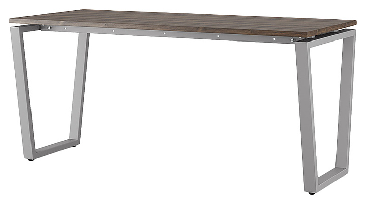 Стол офисный КОБОР OTR-160/70 aluminum/charlston