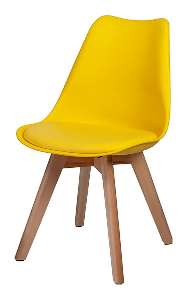 Стул BentWood Eames W желтый