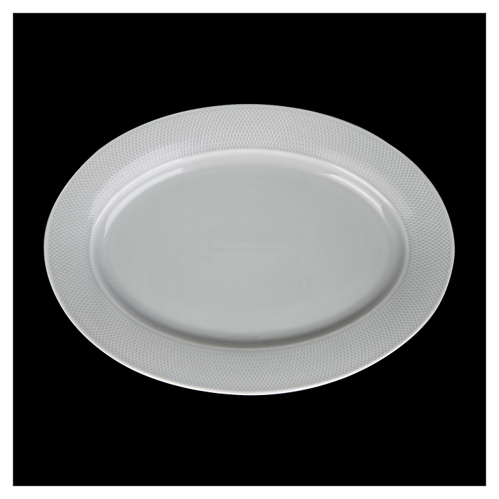 Блюдо сервировочное Corone Rosenthal XSY3803 36х25,5 см (фарфор) овальное голубое