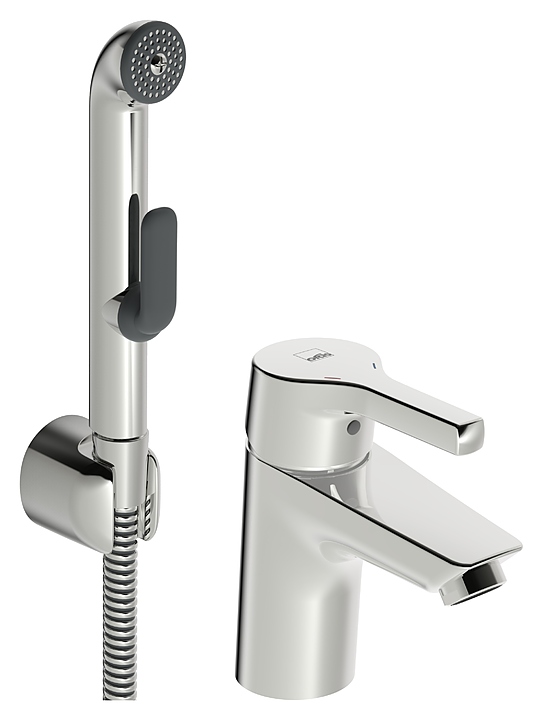 Смеситель для раковины Oras Saga Style 3912FH с гигиеническим душем