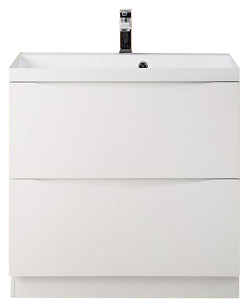 Тумба под раковину BelBagno MARINO-600-2C-PIA-BL-P белый глянцевый