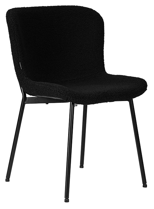 Стул обеденный DOBRIN 7404-LML MILO (черный)