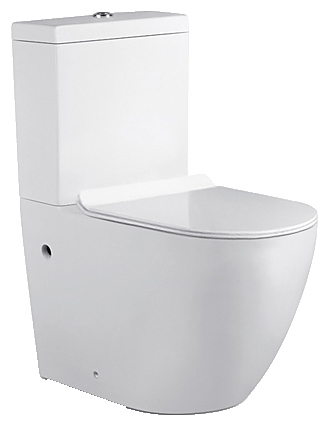 Унитаз напольный с бачком TIMO RIMLESS KULO ТК-401, санфаянс