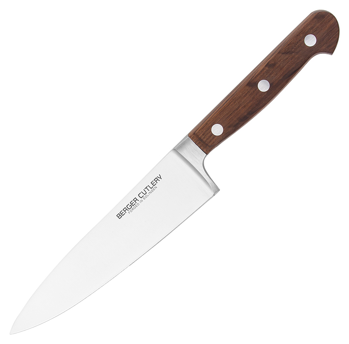 Нож поварской BERGER CUTLERY Classic Smoked Oak BC210516 160 мм