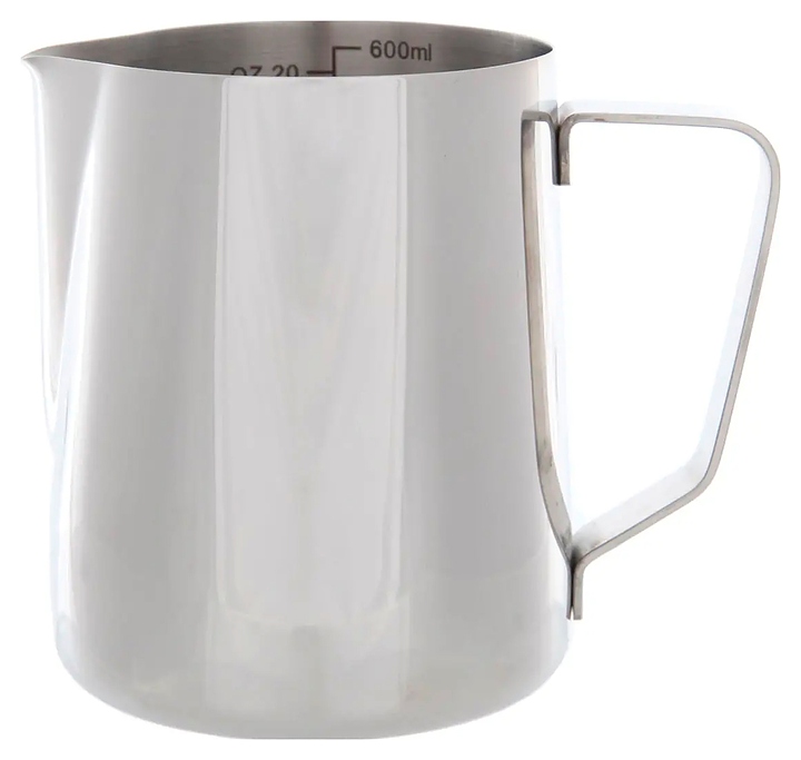 Кувшин для молока (питчер) Classix Pro на 600 мл, стальной с разметкой