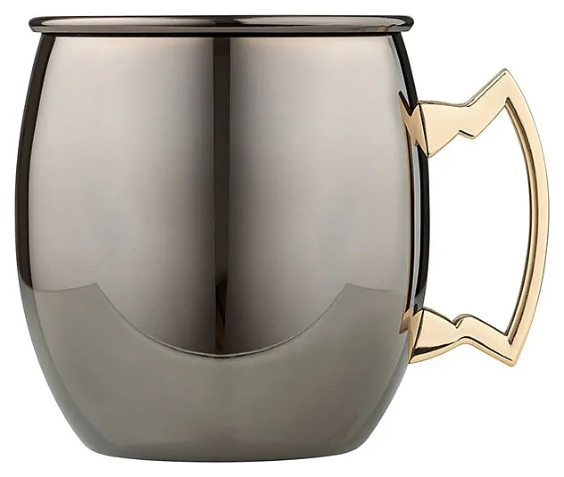 Кружка для коктейля Московский мул ProBar CY15-582-AN 500 мл d=8,5 см h=10 см (нерж. сталь) античный никель