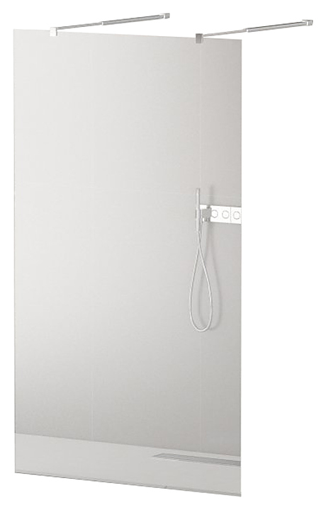 Перегородка душевая CEZARES LIBERTA-L-2-130-C-Cr 130х195 см, стекло прозрачное, профиль хром