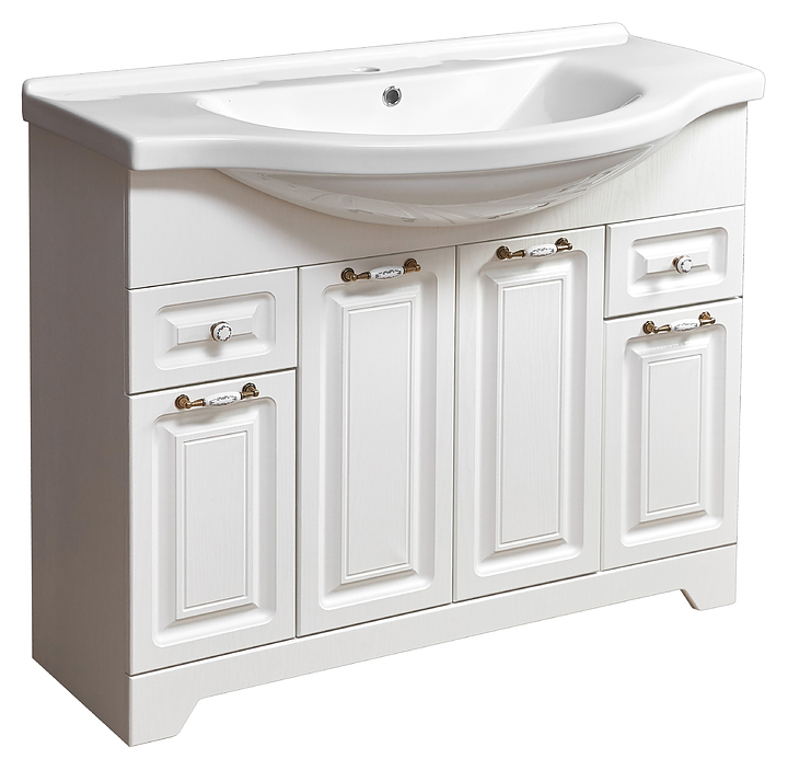 Тумба напольная Stella Polar Кармела 100 SP-00000176, ольха белая