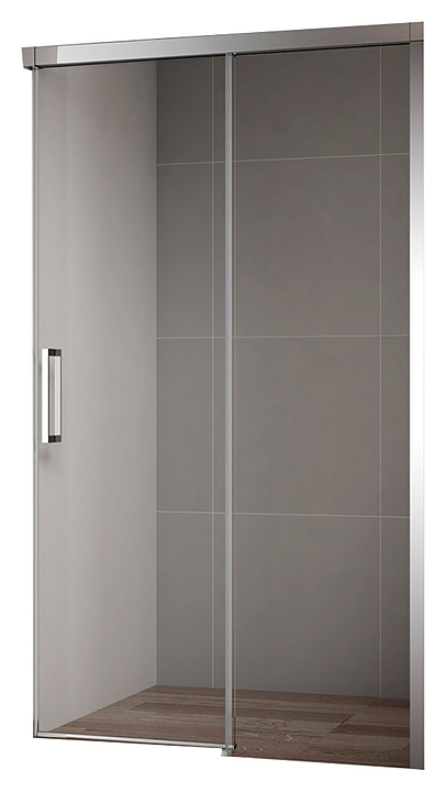 Дверь душевая CEZARES DUET SOFT-BF-1-100-C-Cr-R 100х195 см, в нишу, раздвижная