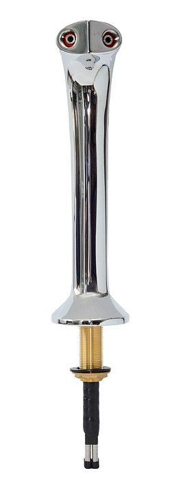 Колонна пивная Petrobar Кобра на 2 сорта пива, хром