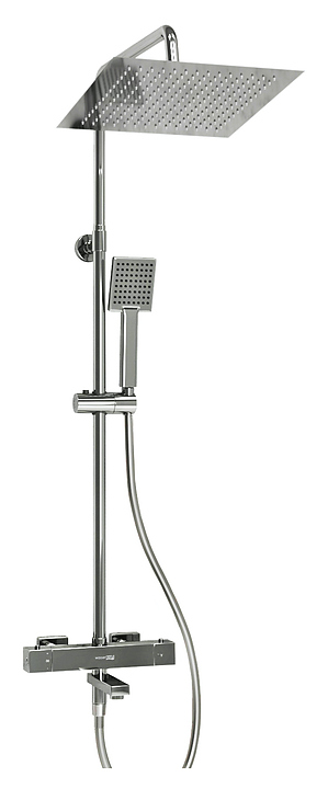 Душевая система с термостатическим смесителем Wasserkraft A199.118.141.087.CH Thermo хром