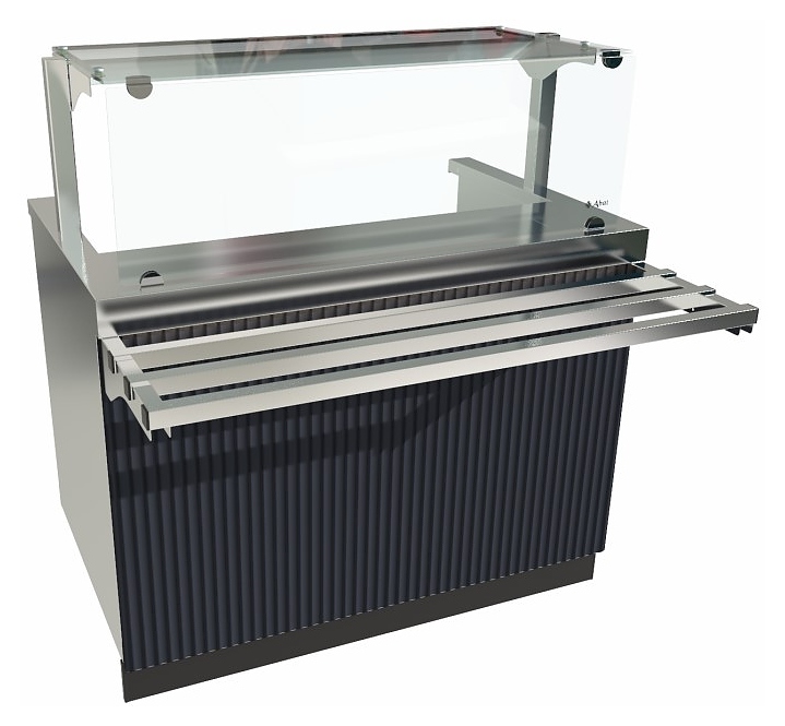 Прилавок-мармит Abat ПМЭС-70Е для первых блюд волна