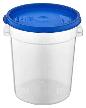 Контейнер для продуктов Gastroplast GRPP-8 7,5 л d=22 см h=27 см (полипропилен) прозрачный