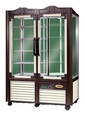 Витрина кондитерская Scaiola ERG 800 (темно-коричневый)