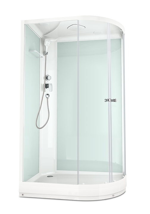 Душевая кабина Domani-Spa Delight 128 L DS01D128LLWCl00 120х80 см