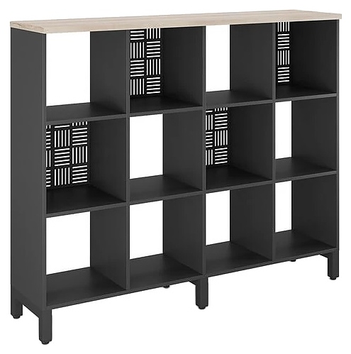 Стеллажная система КОБОР SQ-3Х4 black/natural