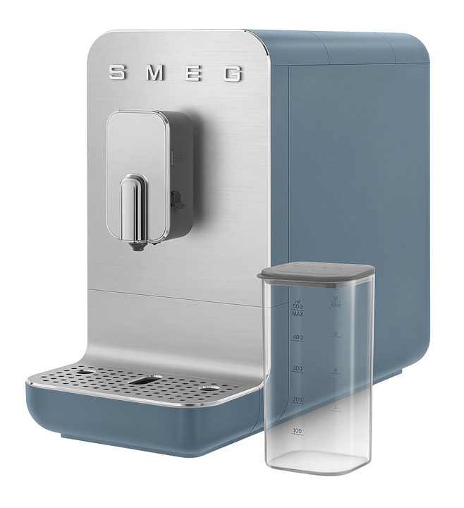 Автоматическая кофемашина SMEG Collezione BCC13SBMEU 1.5 л, синий шторм, матовый