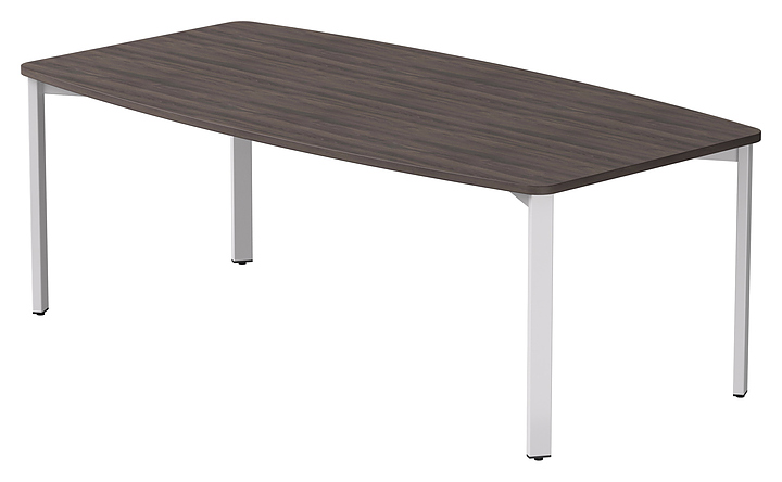 Стол переговорный Everprof EVO 2100х1100x755 мм (ЛДСП / металл) дуб пасадена / белый