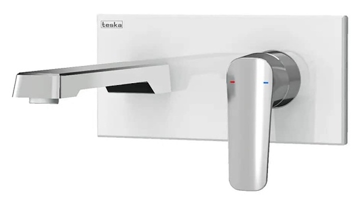 Смеситель для раковины встраиваемый Teska Quarsar E5106 хром