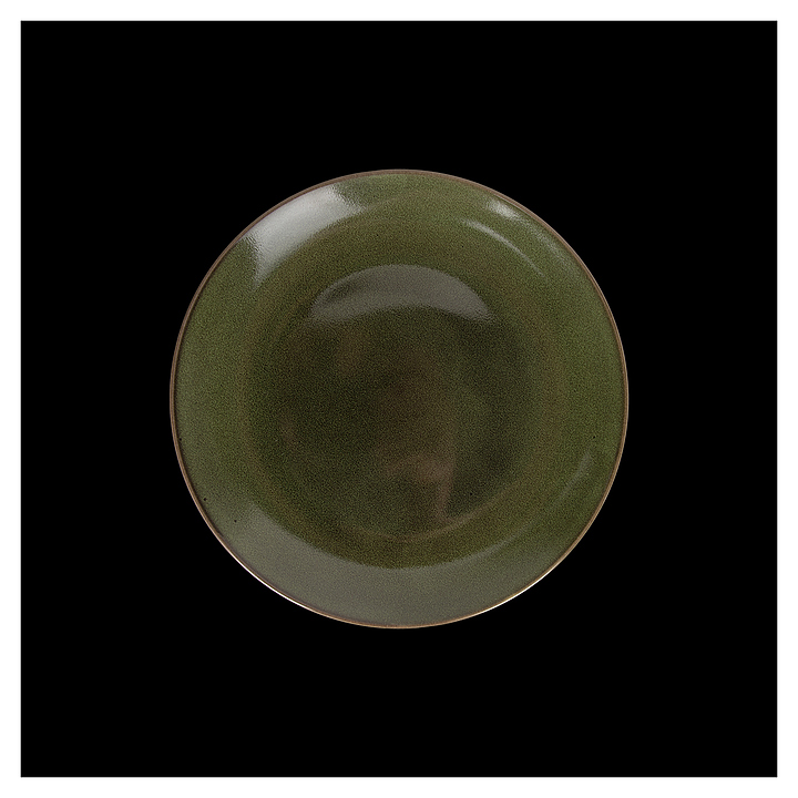 Тарелка мелкая Corone Cocorita XSY2246 d=23 см (фарфор) зеленая