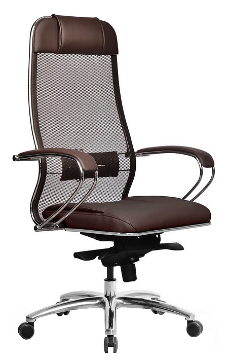 Кресло Метта Samurai SL-1.04 MPES, темно-коричневое